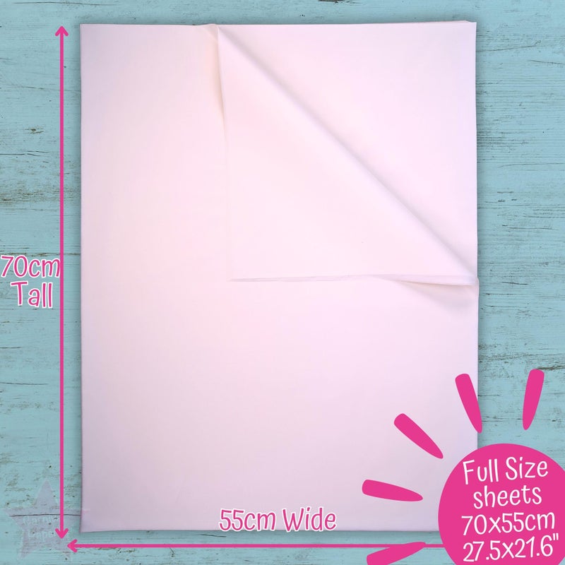 Carnvial Papers Carnival Papers Wet Strength White Tissue Paper 10 Sheets Alternative to Deli Paper for Model Making, Geli Printing, Mixed Media Crafts etc Resistant to Tearing When Wet - Image 2